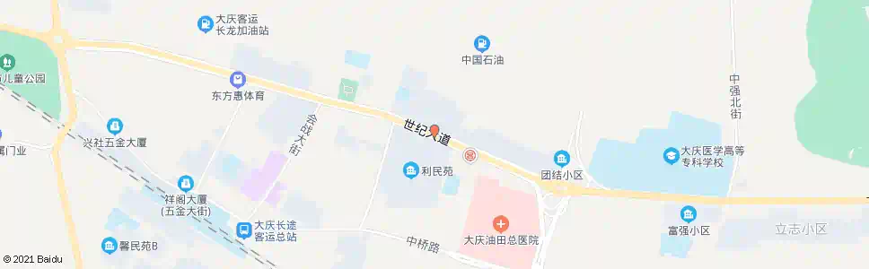 大庆中建街_公交站地图_大庆公交_妙搜公交查询2024