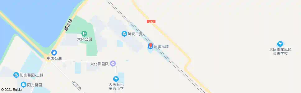 大庆卧里屯_公交站地图_大庆公交_妙搜公交查询2024