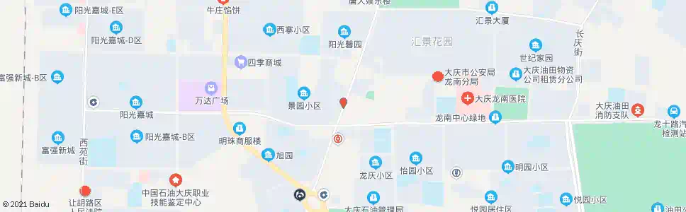 大庆景园_公交站地图_大庆公交_妙搜公交查询2024