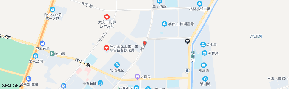 大庆东城明珠_公交站地图_大庆公交_妙搜公交查询2024