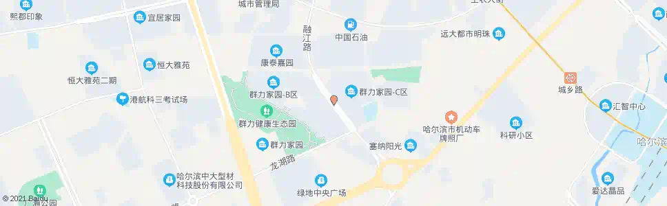 哈尔滨融江路_公交站地图_哈尔滨公交_妙搜公交查询2024