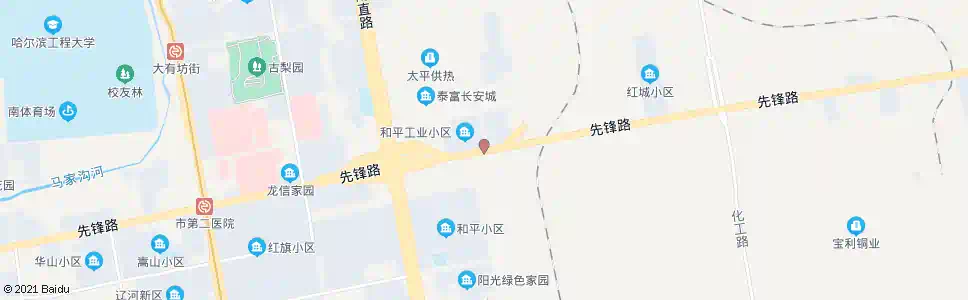 哈尔滨省戒毒中心_公交站地图_哈尔滨公交_妙搜公交查询2024