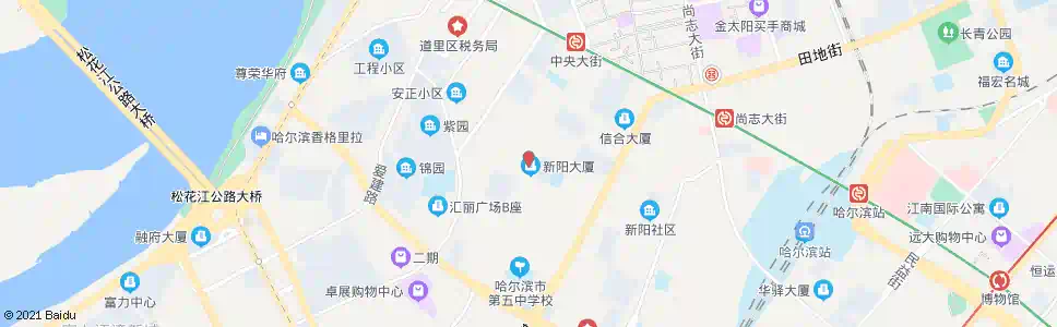 哈尔滨安丰街_公交站地图_哈尔滨公交_妙搜公交查询2024