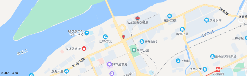 哈尔滨松浦大桥南_公交站地图_哈尔滨公交_妙搜公交查询2024