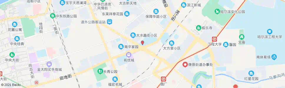 哈尔滨南极街_公交站地图_哈尔滨公交_妙搜公交查询2024