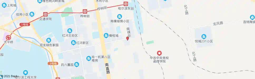 哈尔滨绿荫小区_公交站地图_哈尔滨公交_妙搜公交查询2024