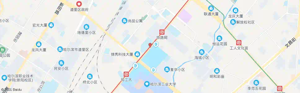 哈尔滨哈工大_公交站地图_哈尔滨公交_妙搜公交查询2024