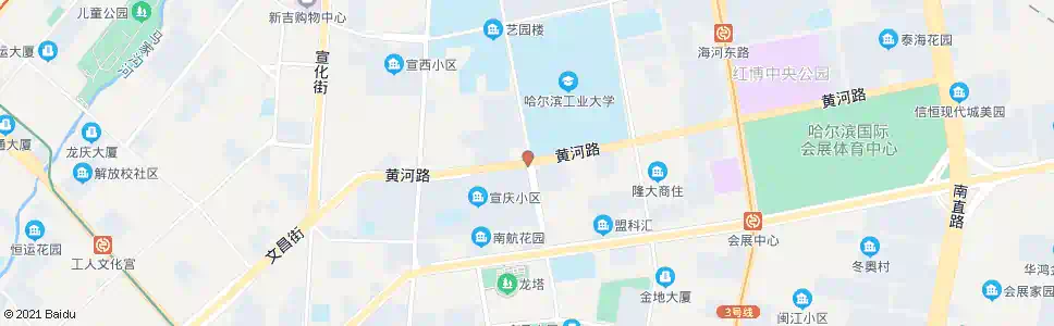 哈尔滨宣庆小区_公交站地图_哈尔滨公交_妙搜公交查询2024