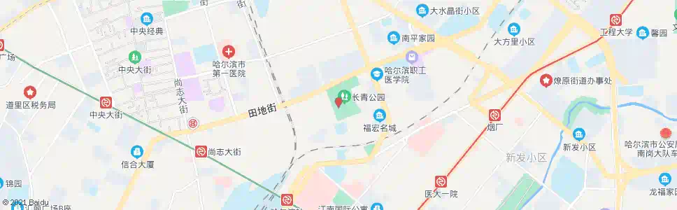 哈尔滨市八区体育中心_公交站地图_哈尔滨公交_妙搜公交查询2024