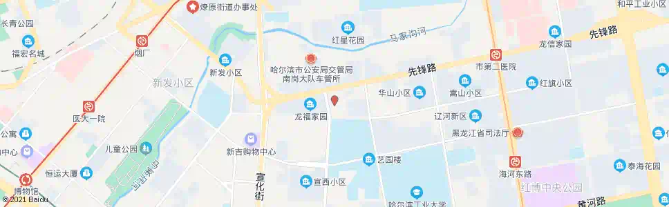 哈尔滨十三中学_公交站地图_哈尔滨公交_妙搜公交查询2024