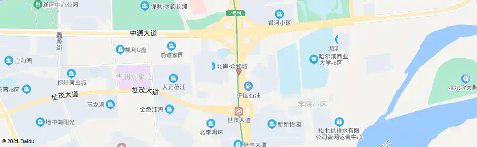 哈尔滨前进道口_公交站地图_哈尔滨公交_妙搜公交查询2024