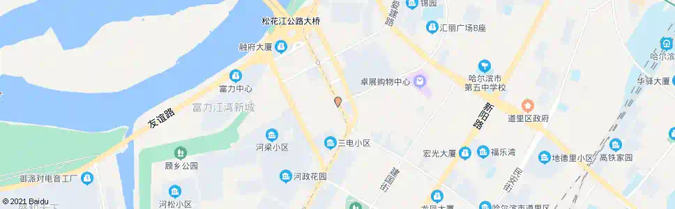 哈尔滨建国街(哈药路)_公交站地图_哈尔滨公交_妙搜公交查询2024