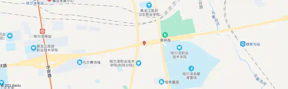 哈尔滨三环路与广信路交口_公交站地图_哈尔滨公交_妙搜公交查询2024