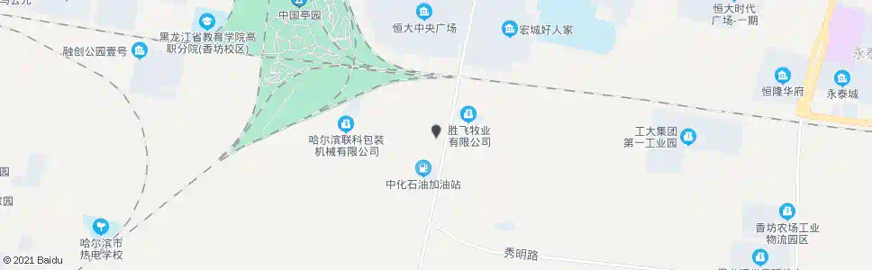 哈尔滨蓝天制胶厂_公交站地图_哈尔滨公交_妙搜公交查询2024