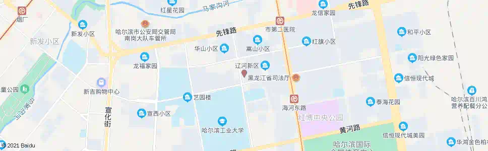 哈尔滨辽河小区_公交站地图_哈尔滨公交_妙搜公交查询2024