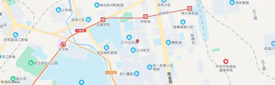 哈尔滨宏南街_公交站地图_哈尔滨公交_妙搜公交查询2024