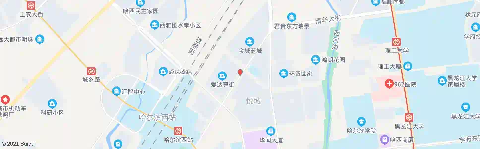 哈尔滨哈尔滨大街(武威路口)_公交站地图_哈尔滨公交_妙搜公交查询2024