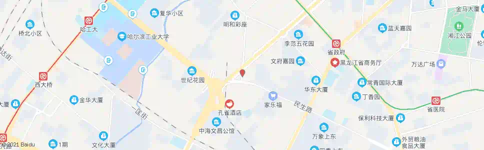 哈尔滨万嘉城商场_公交站地图_哈尔滨公交_妙搜公交查询2024