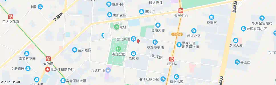 哈尔滨汉水路_公交站地图_哈尔滨公交_妙搜公交查询2024