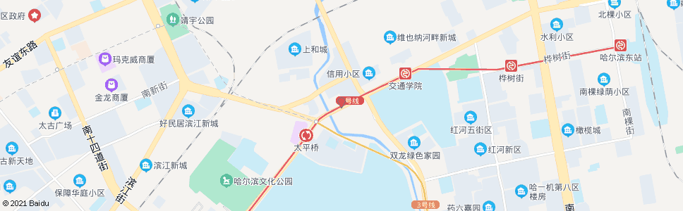 哈尔滨太平桥_公交站地图_哈尔滨公交_妙搜公交查询2024