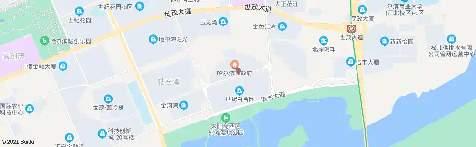 哈尔滨旅游职业技术学院_公交站地图_哈尔滨公交_妙搜公交查询2024