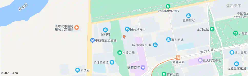 哈尔滨群力第一大道_公交站地图_哈尔滨公交_妙搜公交查询2024