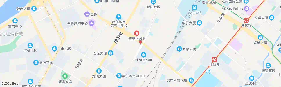 哈尔滨抚顺街_公交站地图_哈尔滨公交_妙搜公交查询2024