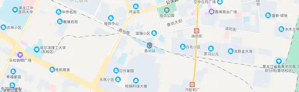 哈尔滨西香坊_公交站地图_哈尔滨公交_妙搜公交查询2024