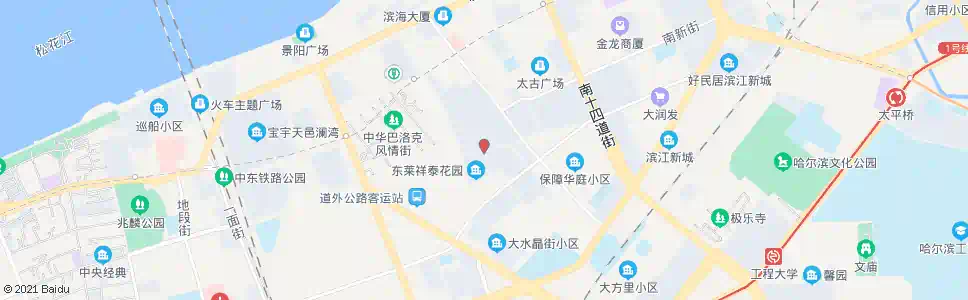 哈尔滨太古六道街_公交站地图_哈尔滨公交_妙搜公交查询2024