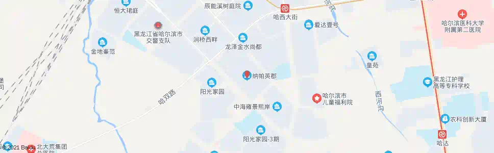 哈尔滨纳帕英郡小区_公交站地图_哈尔滨公交_妙搜公交查询2024