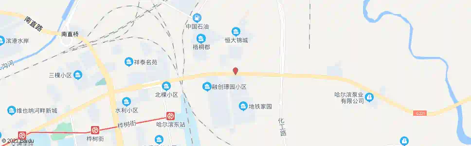 哈尔滨道口街_公交站地图_哈尔滨公交_妙搜公交查询2024