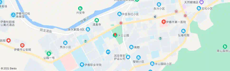 伊春水上公园_公交站地图_伊春公交_妙搜公交查询2024