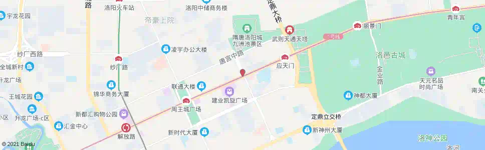 洛阳中州中路玻璃厂路口_公交站地图_洛阳公交_妙搜公交查询2024