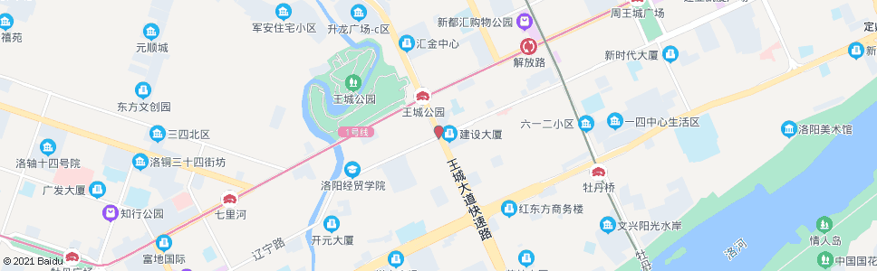 洛阳王城大道凯旋西路口_公交站地图_洛阳公交_妙搜公交查询2024