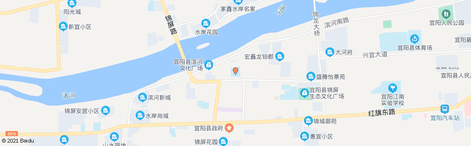 洛阳红旗实验学校_公交站地图_洛阳公交_妙搜公交查询2024