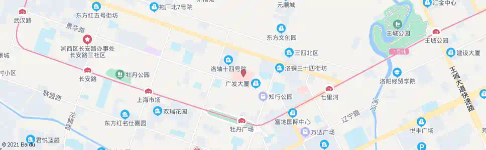 洛阳河科大一附院(景华路皖中路口)_公交站地图_洛阳公交_妙搜公交查询2024