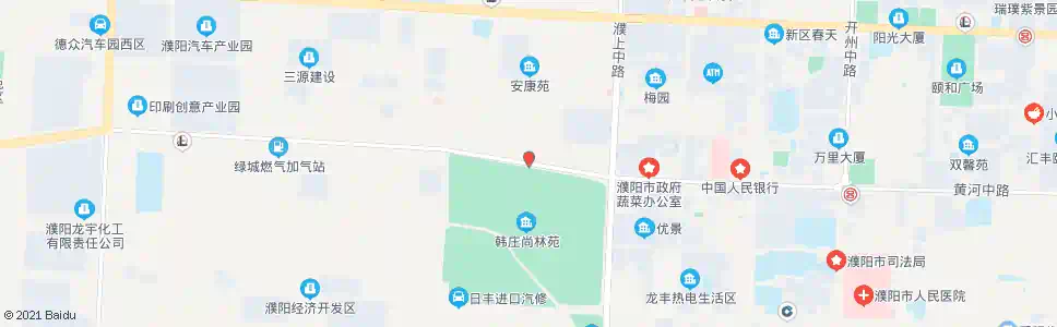 濮阳韩庄_公交站地图_濮阳公交_妙搜公交查询2024