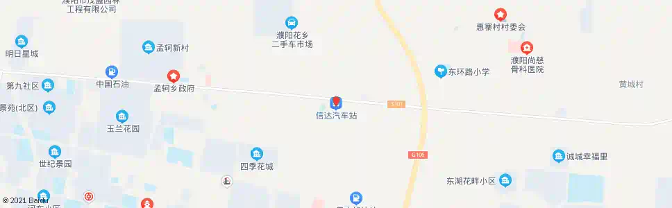 濮阳信达车站_公交站地图_濮阳公交_妙搜公交查询2024