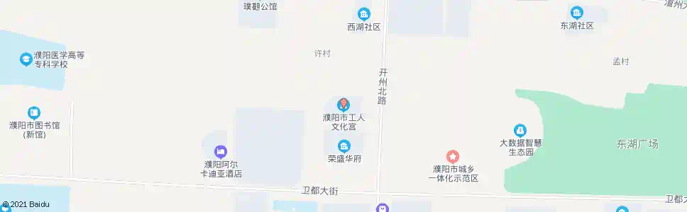 濮阳市文化宫_公交站地图_濮阳公交_妙搜公交查询2024