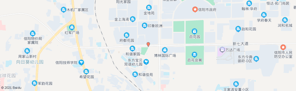 信阳羊山六街_公交站地图_信阳公交_妙搜公交查询2024