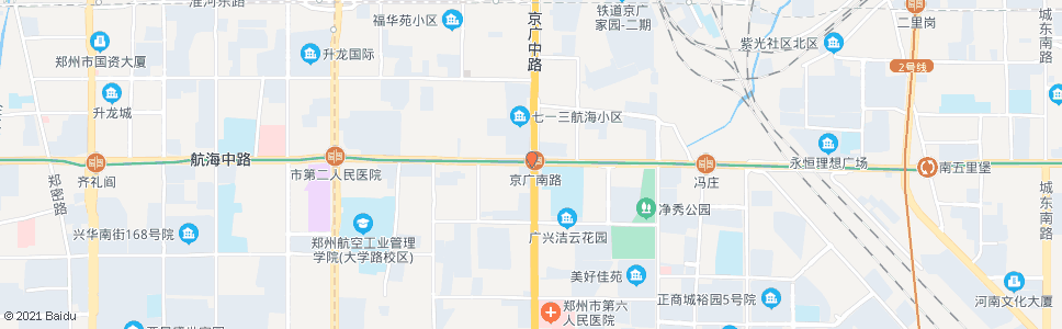 郑州航海路京广路站_公交站地图_郑州公交_妙搜公交查询2024