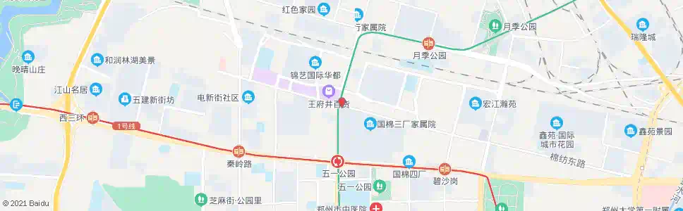 郑州棉纺路桐柏路站_公交站地图_郑州公交_妙搜公交查询2024