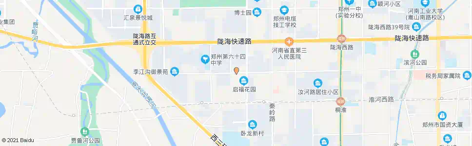 郑州启福花园社区_公交站地图_郑州公交_妙搜公交查询2024