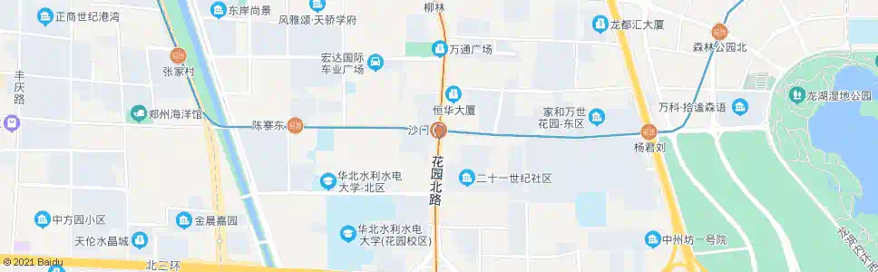 郑州国基路花园路_公交站地图_郑州公交_妙搜公交查询2024