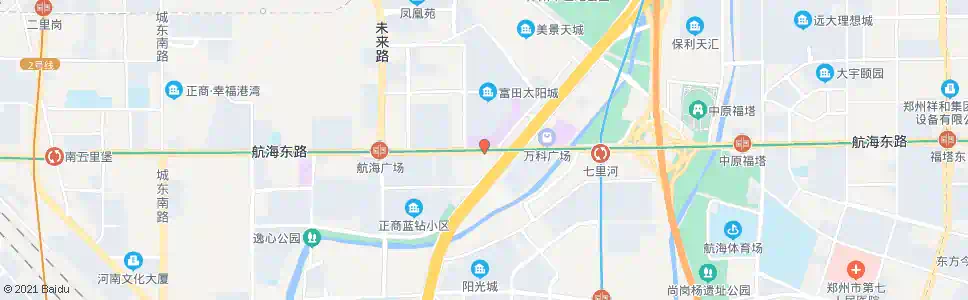 郑州中州大道航海路_公交站地图_郑州公交_妙搜公交查询2024