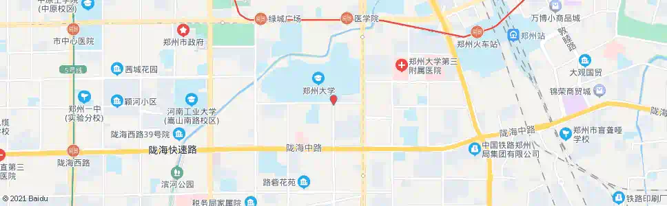 郑州大学路桃源路_公交站地图_郑州公交_妙搜公交查询2024