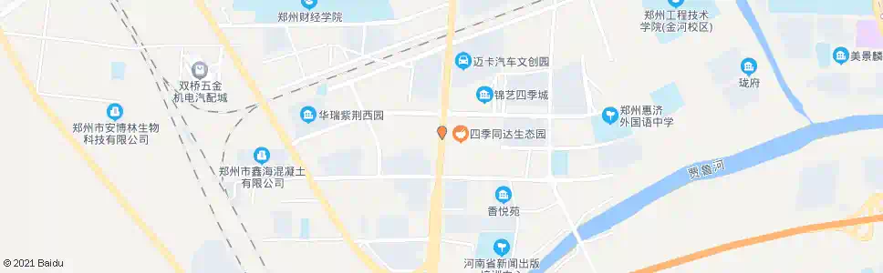 郑州四季生态园_公交站地图_郑州公交_妙搜公交查询2024