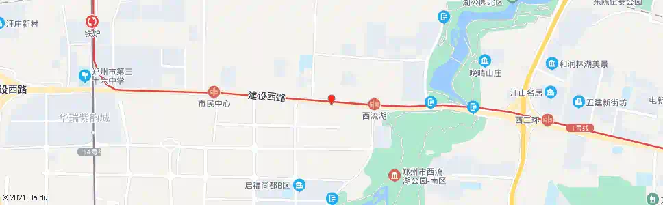 郑州建设西路西岗_公交站地图_郑州公交_妙搜公交查询2024