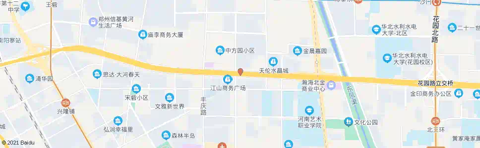 郑州北三环园田路_公交站地图_郑州公交_妙搜公交查询2024