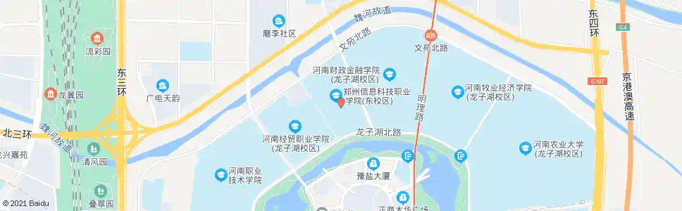 郑州河南广播电视大学_公交站地图_郑州公交_妙搜公交查询2024